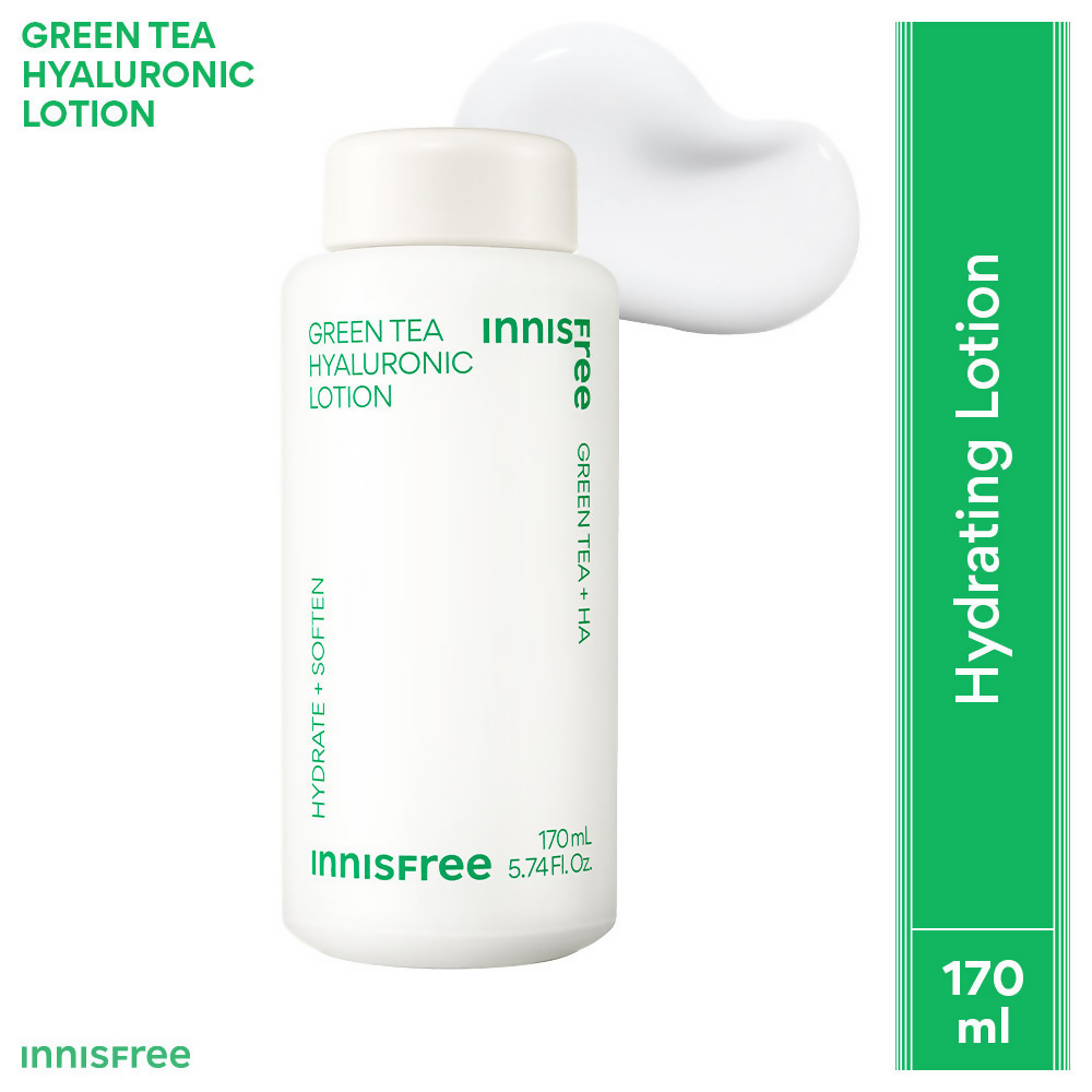 Innisfree Green Tea Hyaluronic Lotion For Refreshing & Dewy Finish