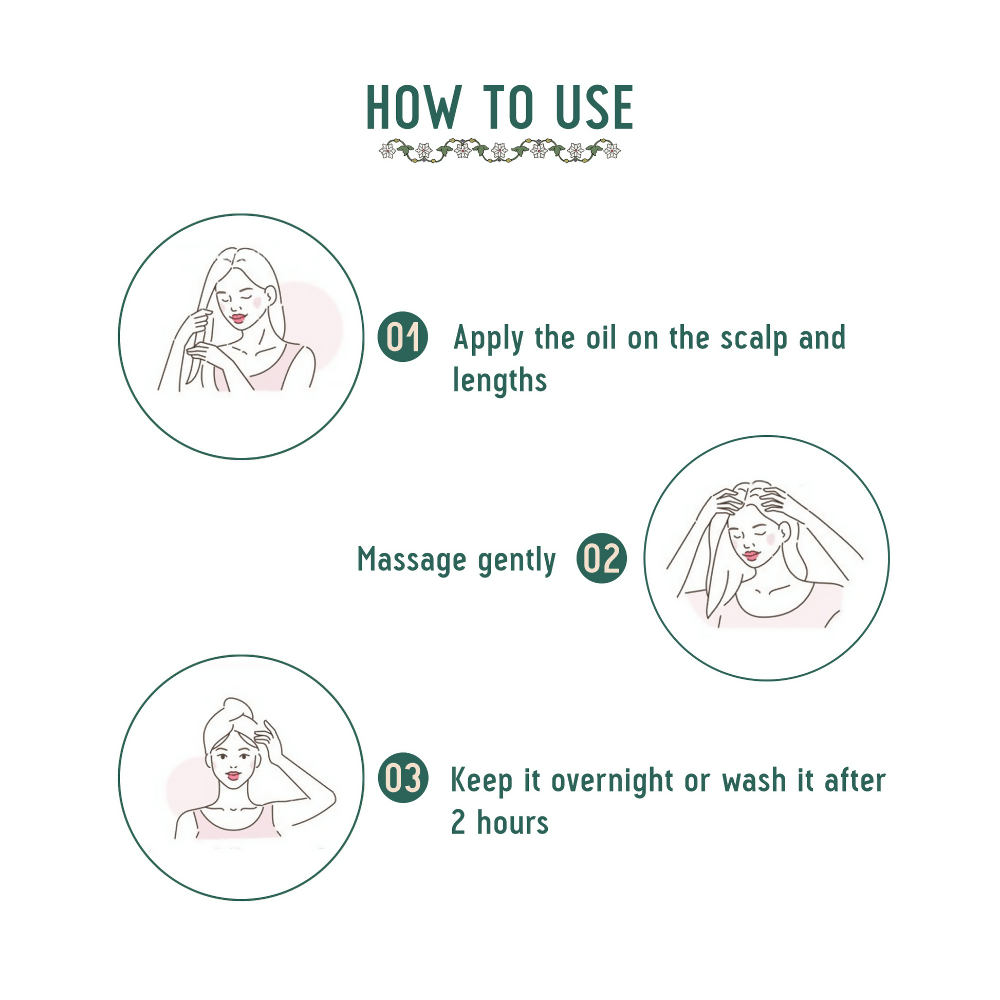 Avimee Herbal Amla Hair Oil For Grey Hair & Dandruff With Vitamin E and Amla Seed Oil