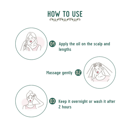Avimee Herbal Amla Hair Oil For Grey Hair & Dandruff With Vitamin E and Amla Seed Oil