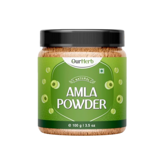 OurHerb Pure & Natural Amla Powder for Health, Skin & Hair