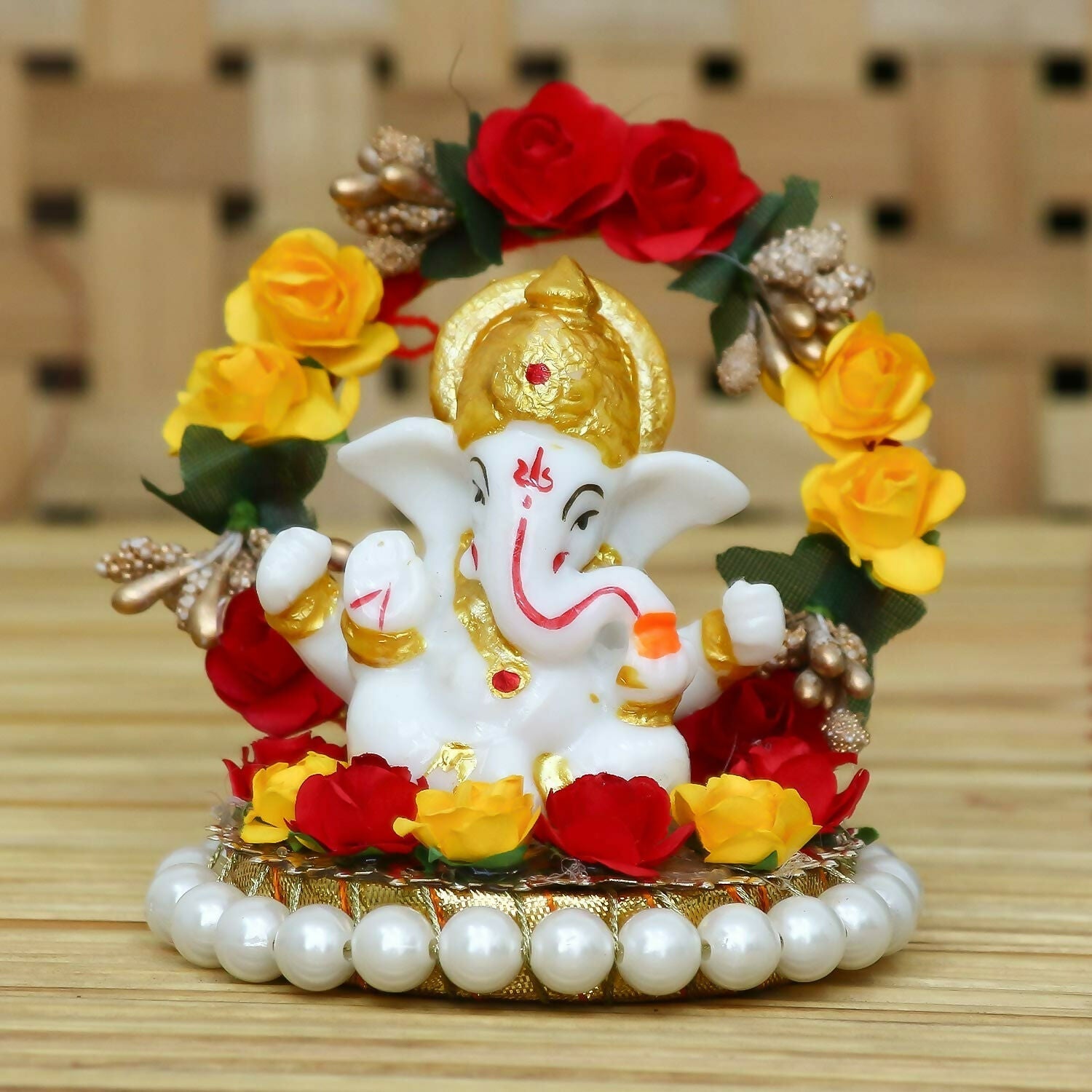 Buy eCraftIndia Lord Ganesha Idol