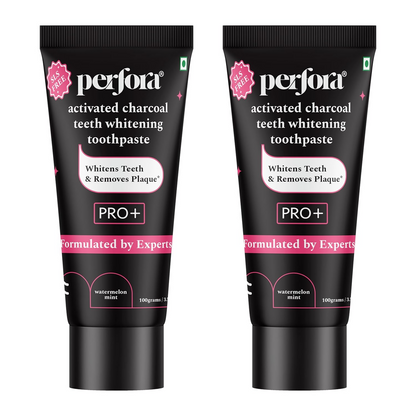 Perfora Activated Charcoal Whitening Toothpaste - Watermelon Mint