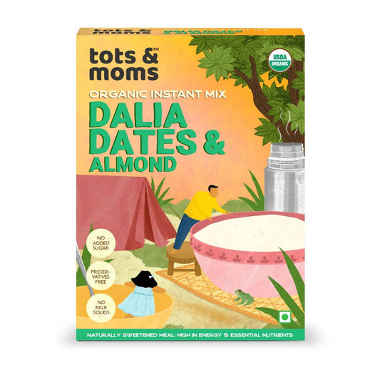 Buy Tots and Moms Organic Dalia Dates & Almonds Instant Mix from DrMediCart