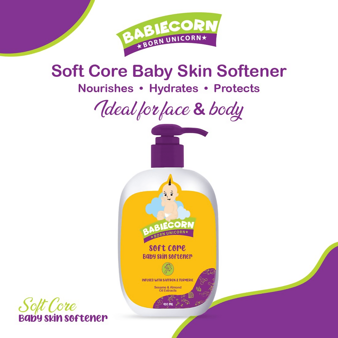 Babiecorn Soft Core Baby Skin Softener Baby Lotion