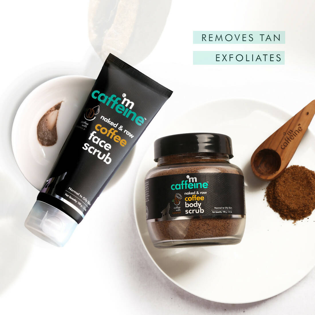 mCaffeine Exfoliation & Tan Removal Combo