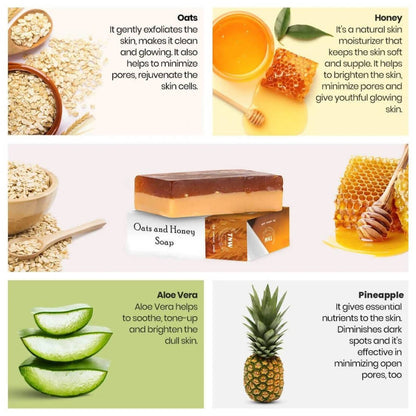 The Natural Wash Oats and Honey Soap - Drmedicart