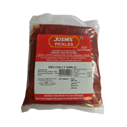 Joshi's Pickles Redchilly Garlic Pickle