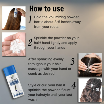 Ktein Natural 100% Plant Based Volumizing &Texturing Hair Detox Dry Shampoo Powder