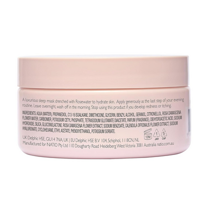 Natio Rosewater Hydration Moisture Gel Sleeping Mask