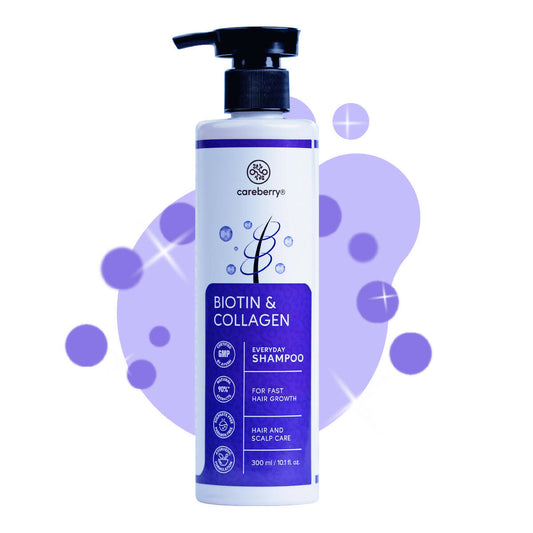 Buy Careberry Biotin & Collagen Everyday Shampoo For Fast Hair Growth from DrMediCart, Ship from India to USA
