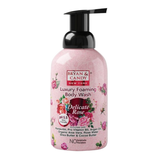 Bryan & Candy Luxury Foaming Body Wash - Delicate Rose