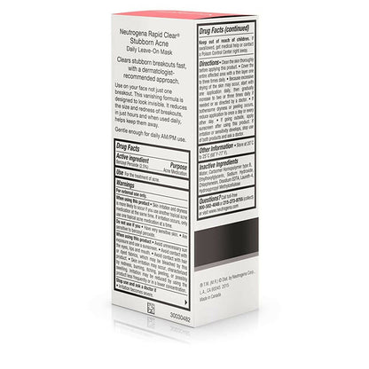 Neutrogena Rapid Clear Stubborn Acne Daily Leave On Mask - DrMediCart