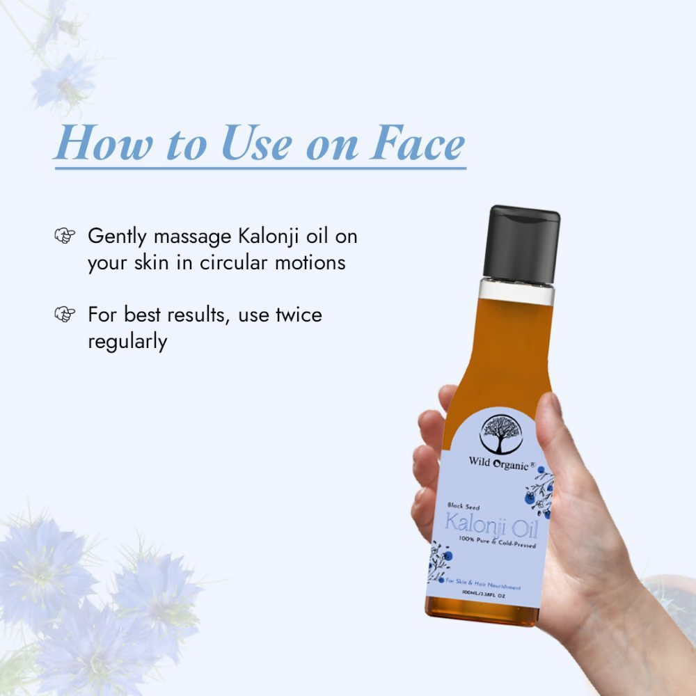 Wild Organic Cold Pressed Black Seed Kalonji Oil