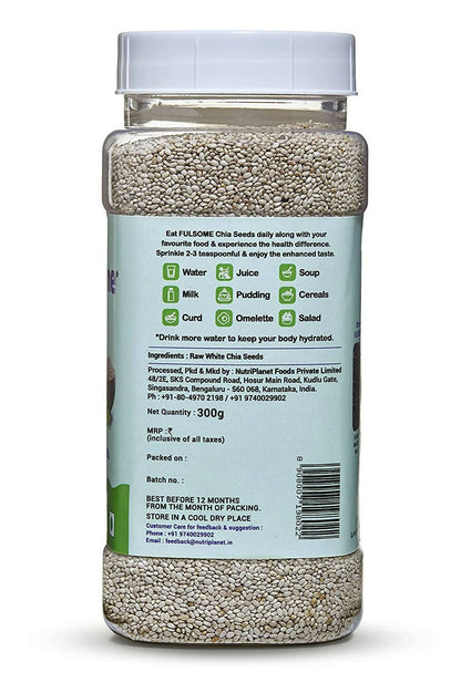 Fulsome Premium White Chia Seeds