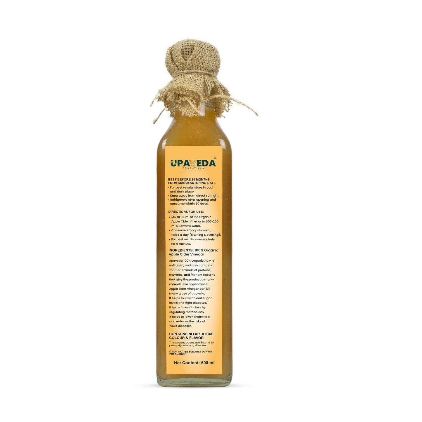 Upaveda Organic Apple Cider Vinegar
