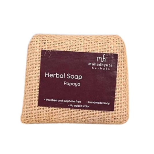 Buy Mahadhyuta Herbals Papaya soap from DrMediCart, Ship from India to USA