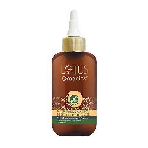 Buy Lotus Organics+ Hair Fall Control Multi-Herbs Oil from DrMediCart, Ship from India to USA
