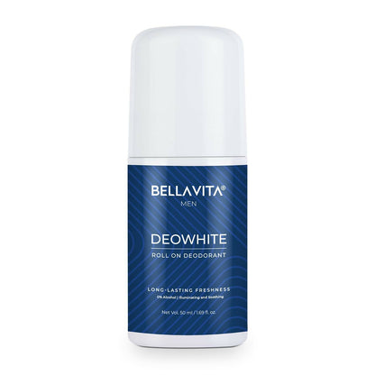 Bella Vita Deo White Natural Underarm Roll On Deodorant for Men