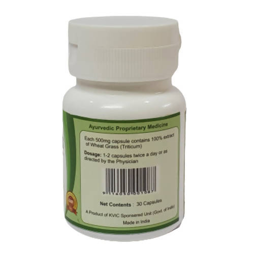 Deep Ayurveda Wheat Grass 500mg Veg Capsules