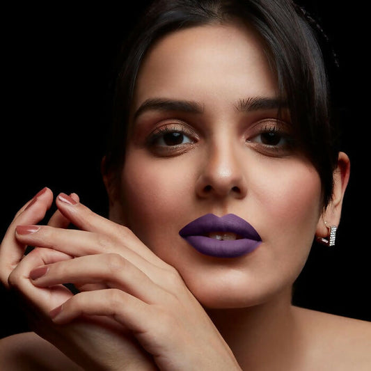 Buy Pilgrim Matte Me Up Liquid Lipstick Purple Lust from DrMediCart, Ship from India to USA