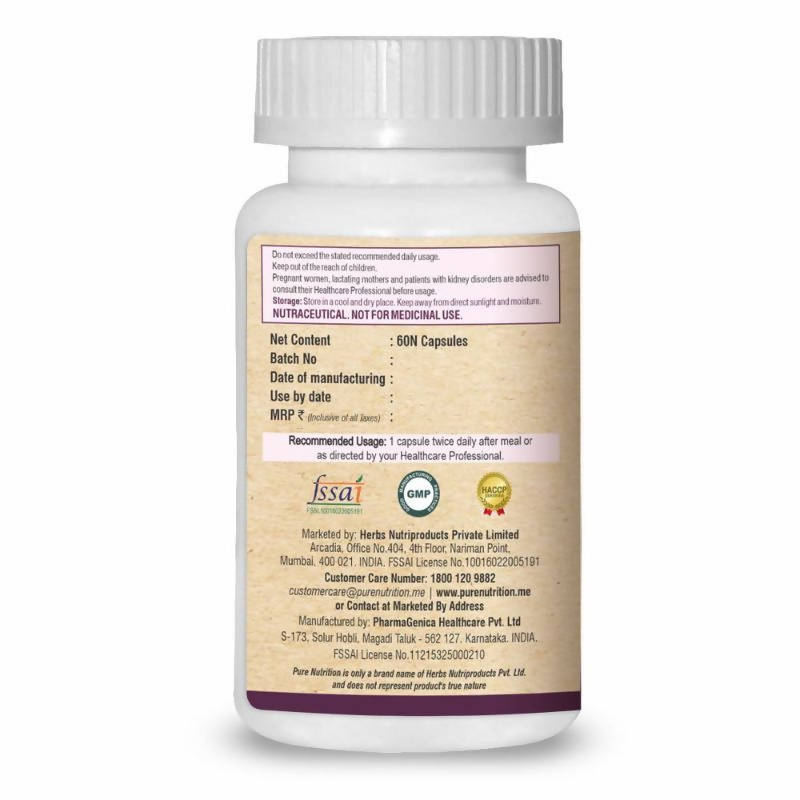 Pure Nutrition Naturals Milk Thistle Liver Detox Veg Tablets
