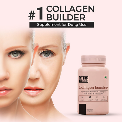 SheNeed Collagen Booster With Hydrolysed Collagen Capsules