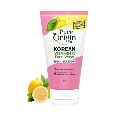 Pure Origin Korean Vitamin C Bright Boosting Face Wash