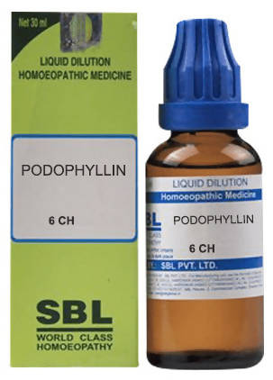 Buy SBL Homeopathy Podophyllin Dilution from DrMediCart, Ship from India to USA