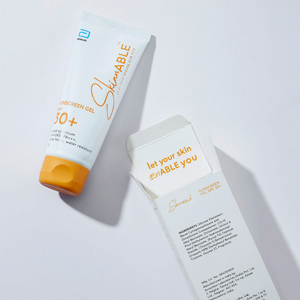 Skinnable Sunscreen Gel SPF 30+, Broad-Spectrum UVA/UVB Protection