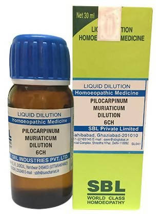 Buy SBL Homeopathy Pilocarpinum Muriaticum Dilution from DrMediCart, Ship from India to USA