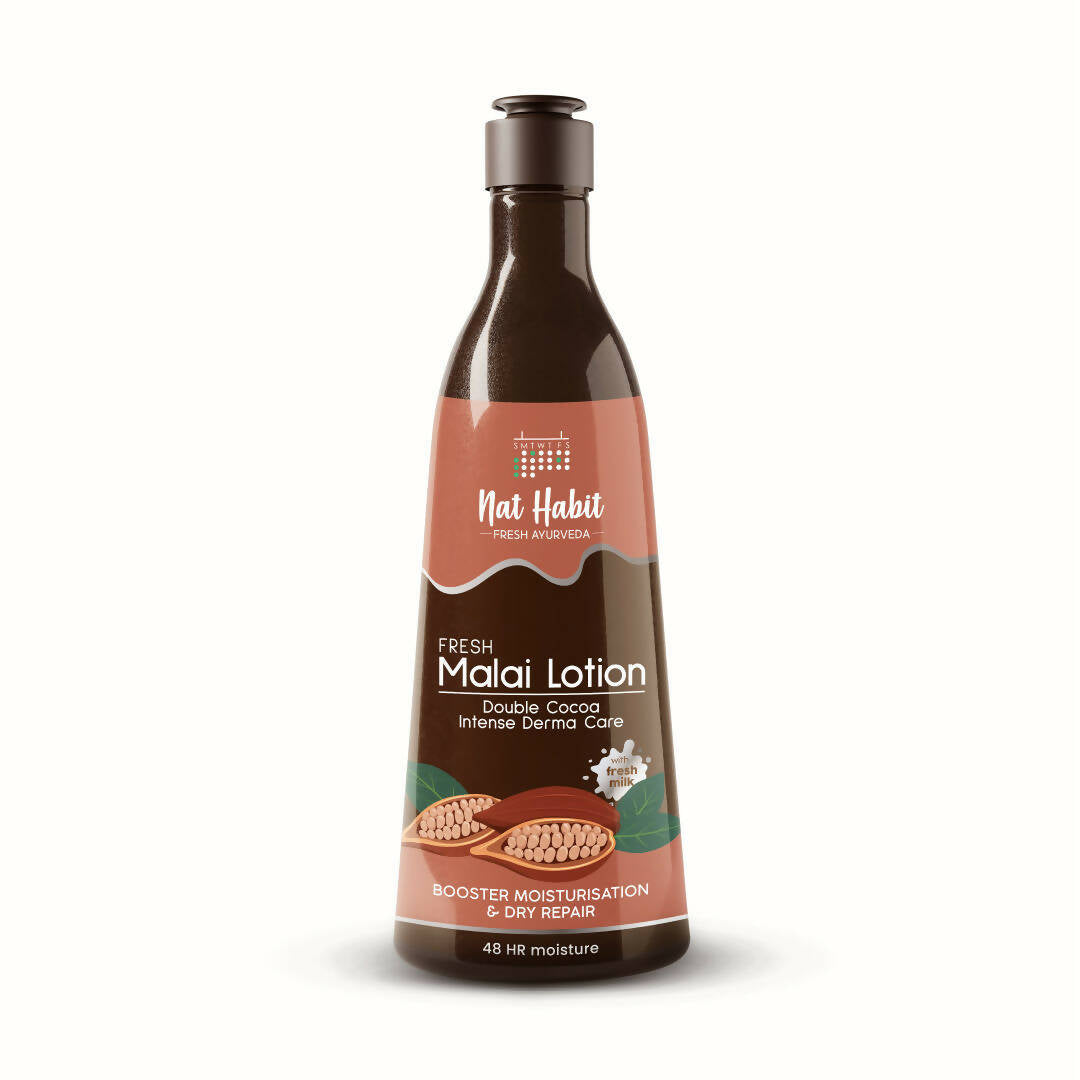 Buy Nat Habit Double Cocoa Intense Derma Care Malai Lotion from DrMediCart, Ship from India to USA