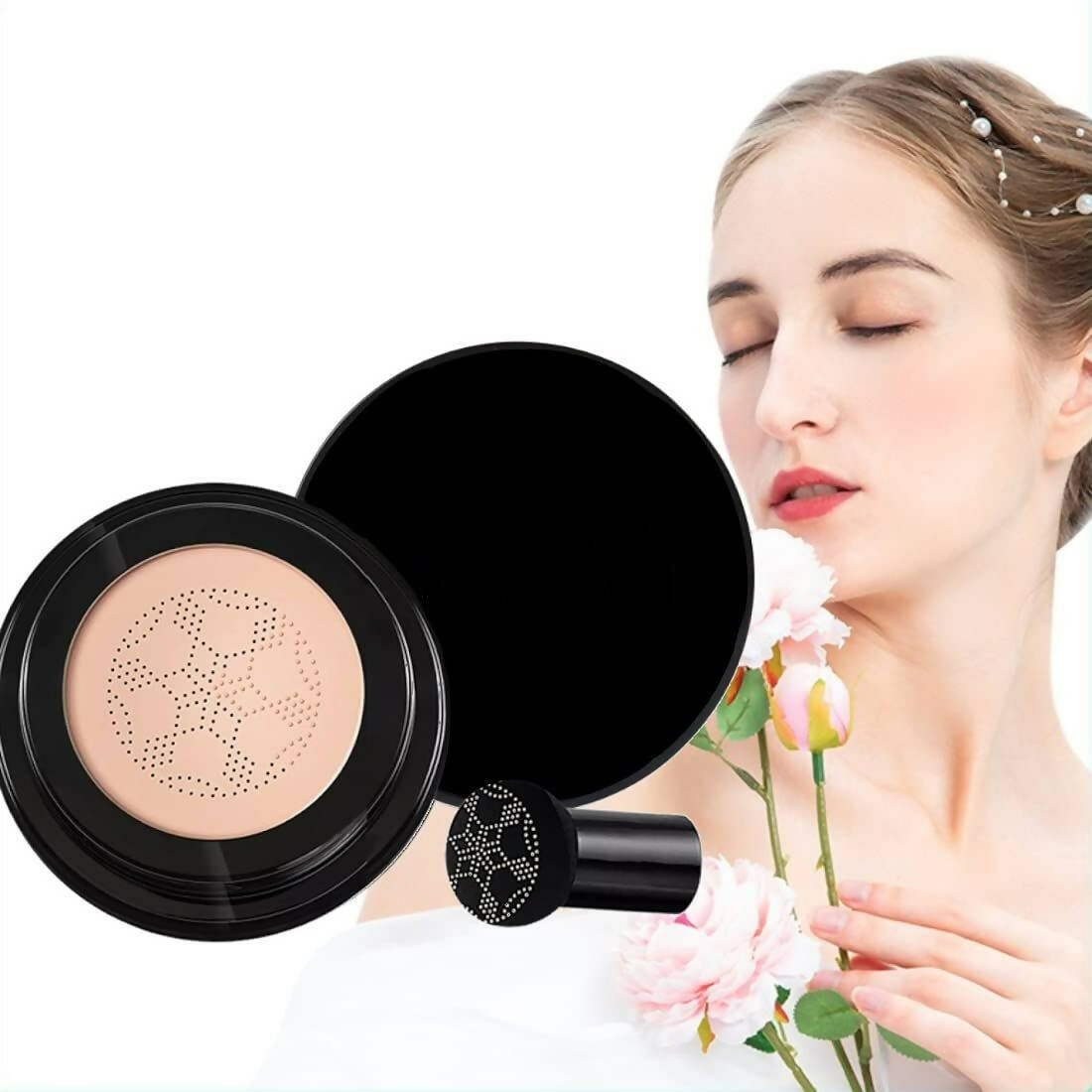 Buy Favon Angel Rose Air Cushion CC Foundation with Puff from DrMediCart, Ship from India to USA
