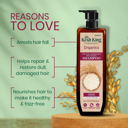 Buy Kesh King Organics - Organic Fermented Rice Water Shampoo from DrMediCart, Ship from India to USA