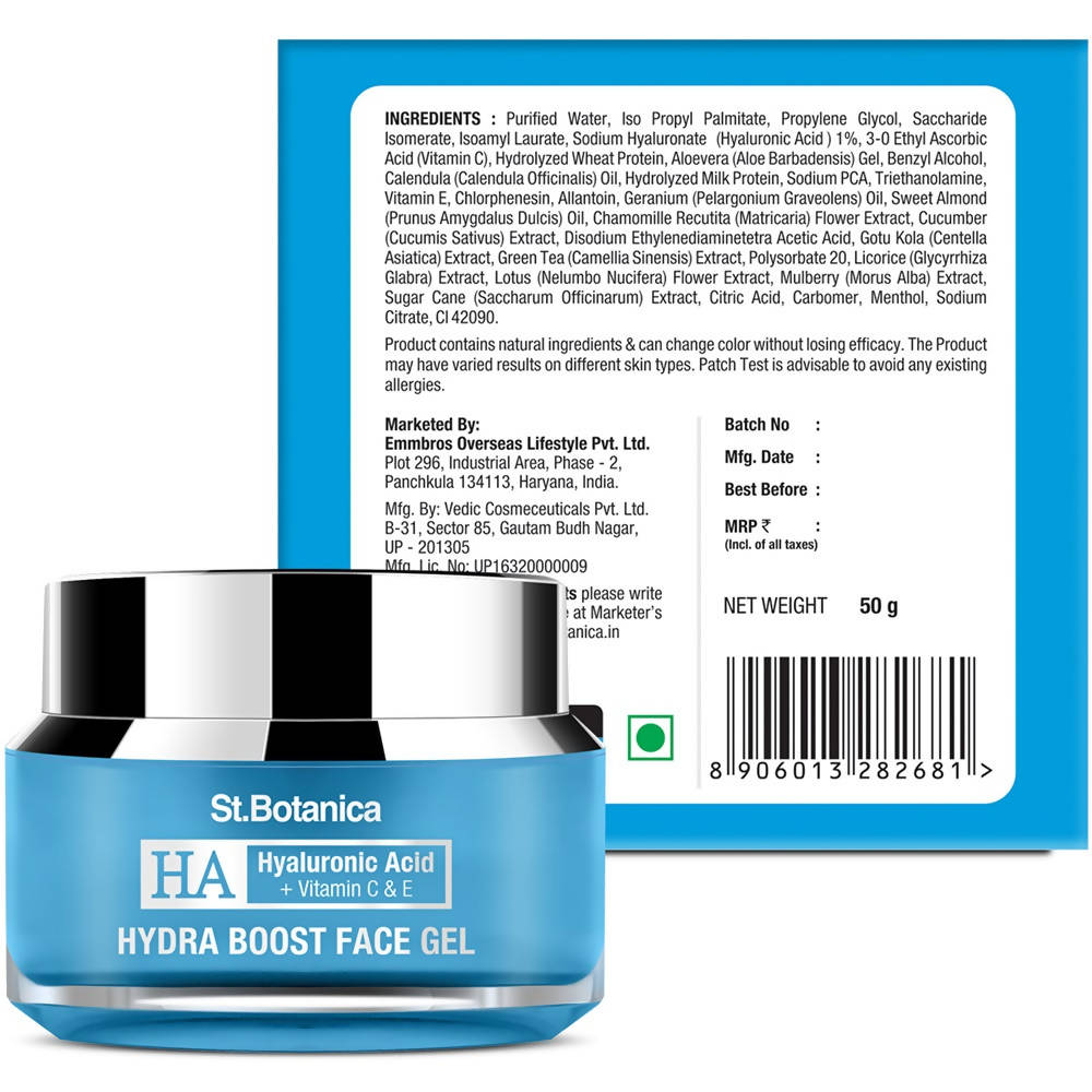 St.Botanica Hyaluronic Acid Hydra Boost Face Gel