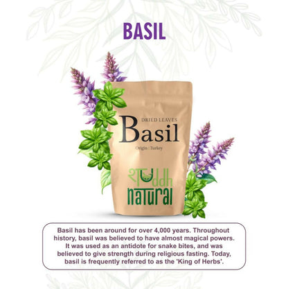 Shuddh Natural Premium Freeze Dried Culinary Turkish Basil