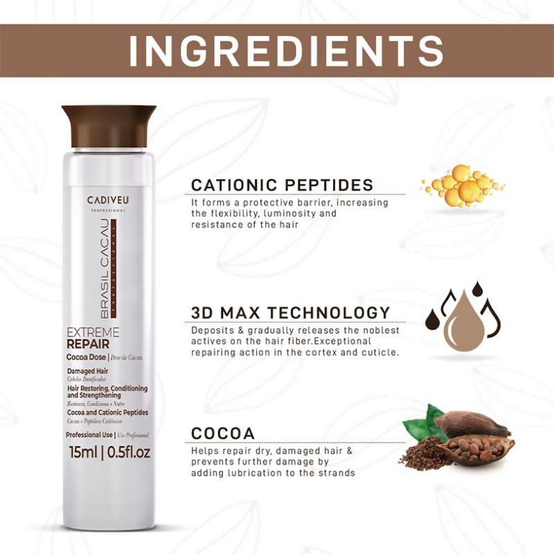 Cadiveu Brasil Cacau Extreme Repair Cocoa Dose