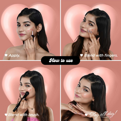 Bella Vita Organic All Hearts Face Blush - Love Struck