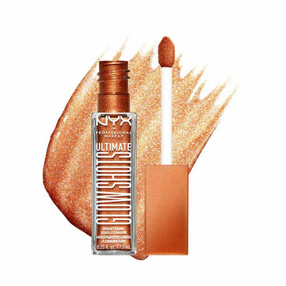 NYX Professional Makeup Ultimate Glow Shots Liquid Eyeshadow  - Wow Cacao