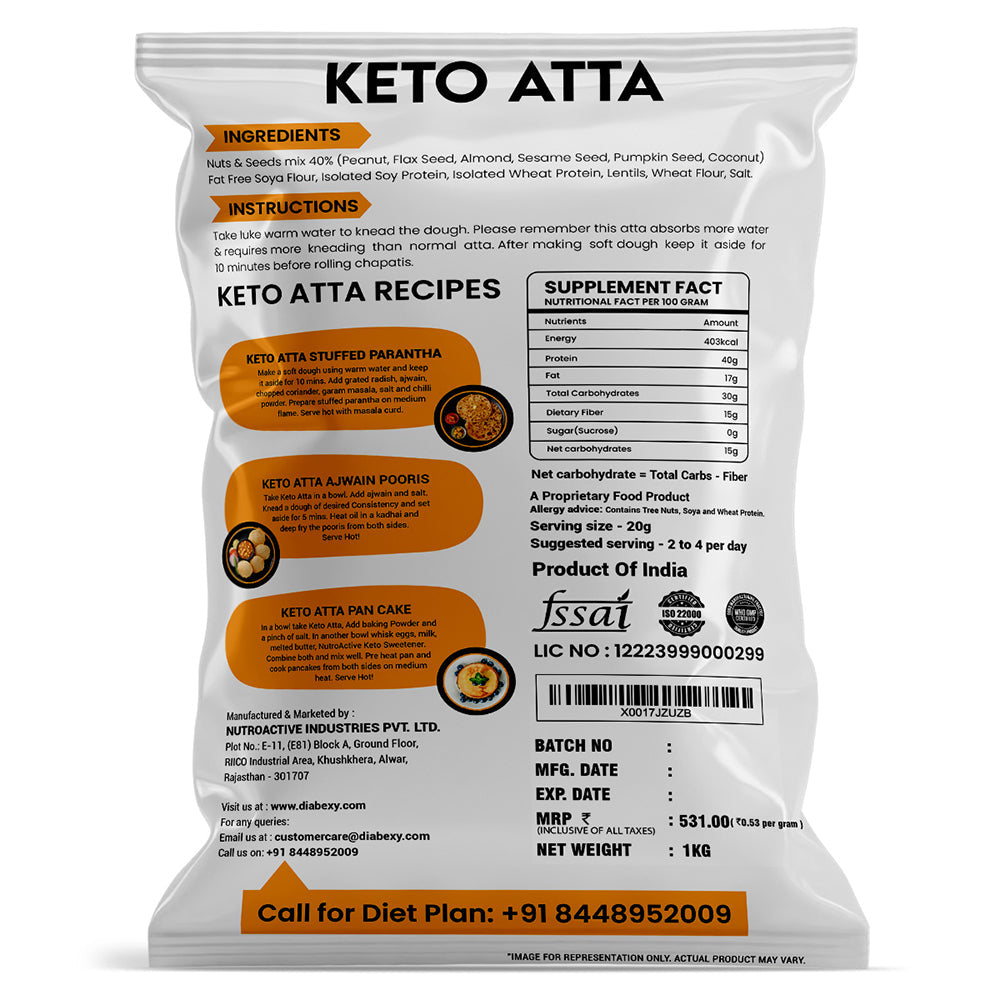 NutroActive Keto Atta