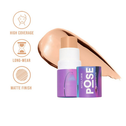 MyGlamm POSE HD Foundation Stick-Shell Bridge