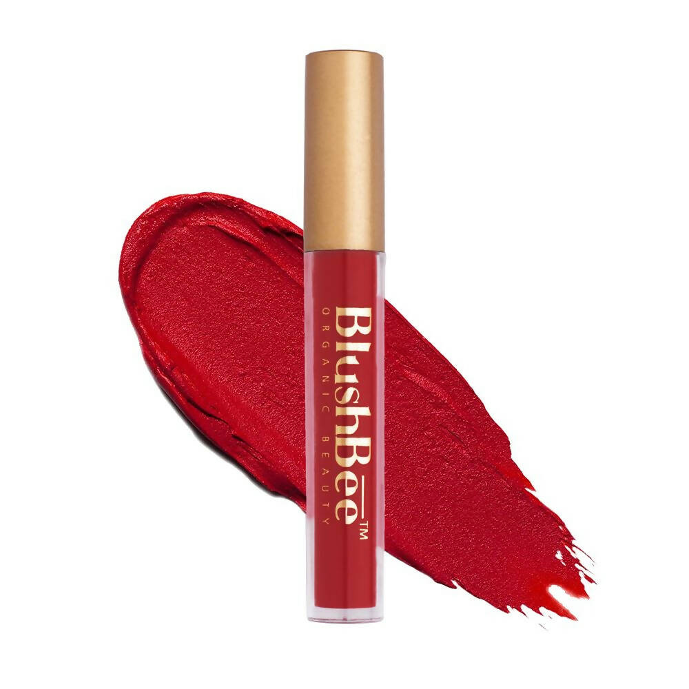 Buy BlushBee Organic Beauty Lip Nourishing Liquid Lipstick - Reddish Maroon from DrMediCart, Ship from India to USA
