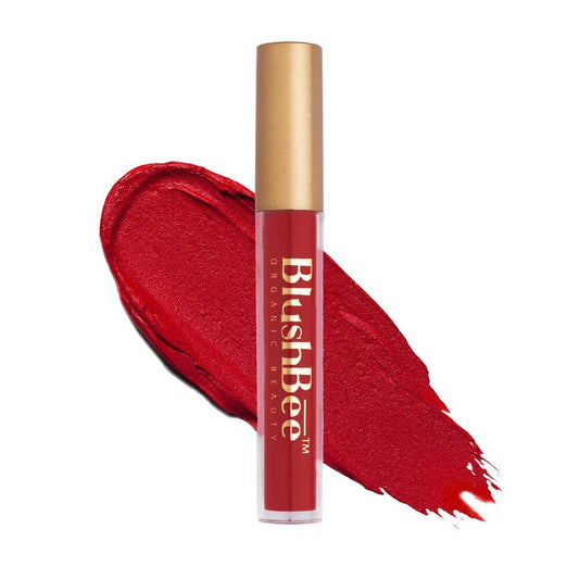 Buy BlushBee Organic Beauty Lip Nourishing Liquid Lipstick - Reddish Maroon from DrMediCart, Ship from India to USA