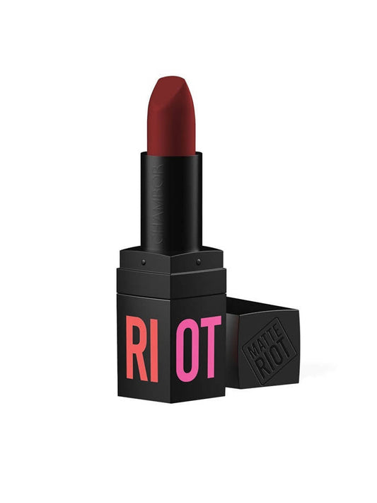Buy Chambor Matte Riot 205 Auburn Toss Bullet Lipstick from DrMediCart, Ship from India to USA