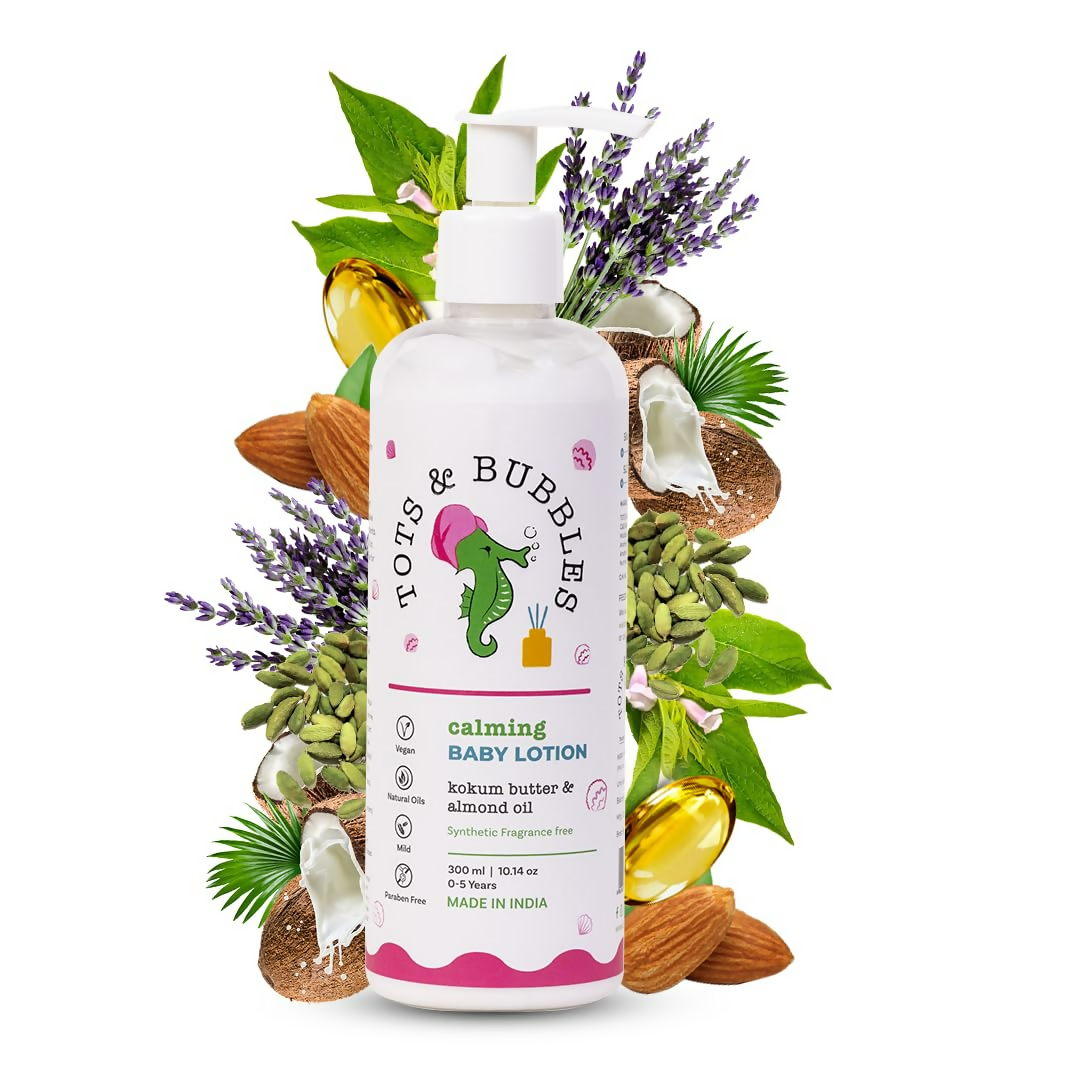 Tots & Bubbles Calming Baby Body Lotion with Kokum Butter & Sweet Almond Oil