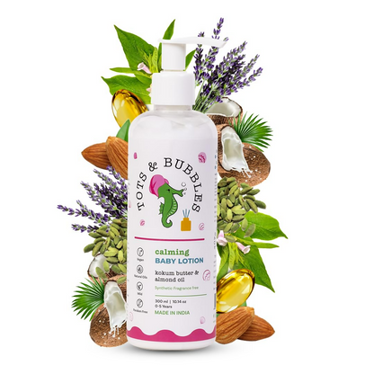 Tots & Bubbles Calming Baby Body Lotion with Kokum Butter & Sweet Almond Oil