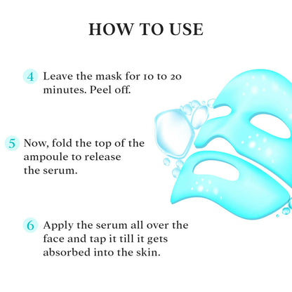 Professional O3+ Collagen Hydrogel Facial Mask For Bright & Plump Skin