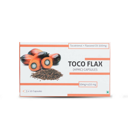 Nutra Grace Tocotreinol + Flaxseed Oil (Taco Flax) Capsules