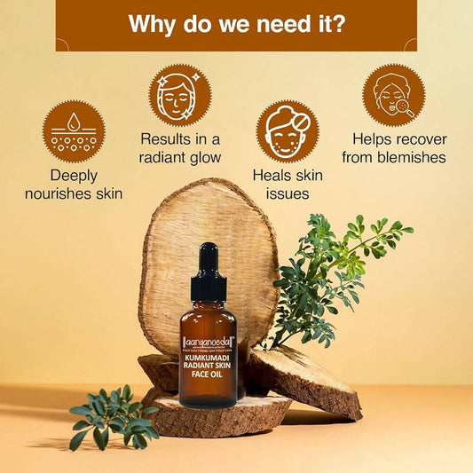 Buy Aaryanveda Kumkumadi Radiant Skin Face Oil from DrMediCart, Ship from India to USA