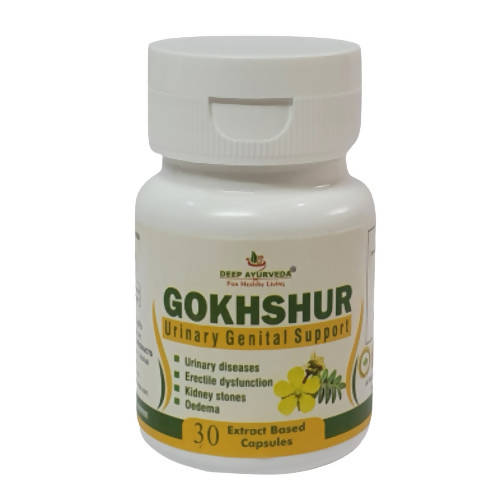 Buy Deep Ayurveda Gokshur 500mg Veg Capsules from DrMediCart, Ship from India to USA