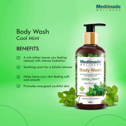 Medimade Wellness Cool Mint Body Wash - DrMediCart